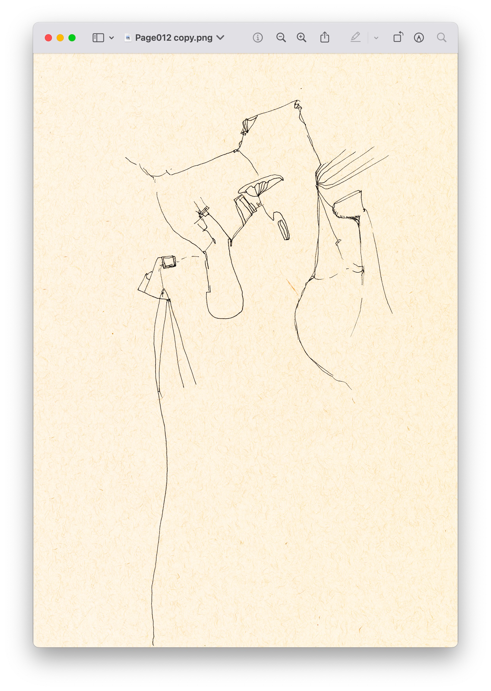 drawings made with simple lines