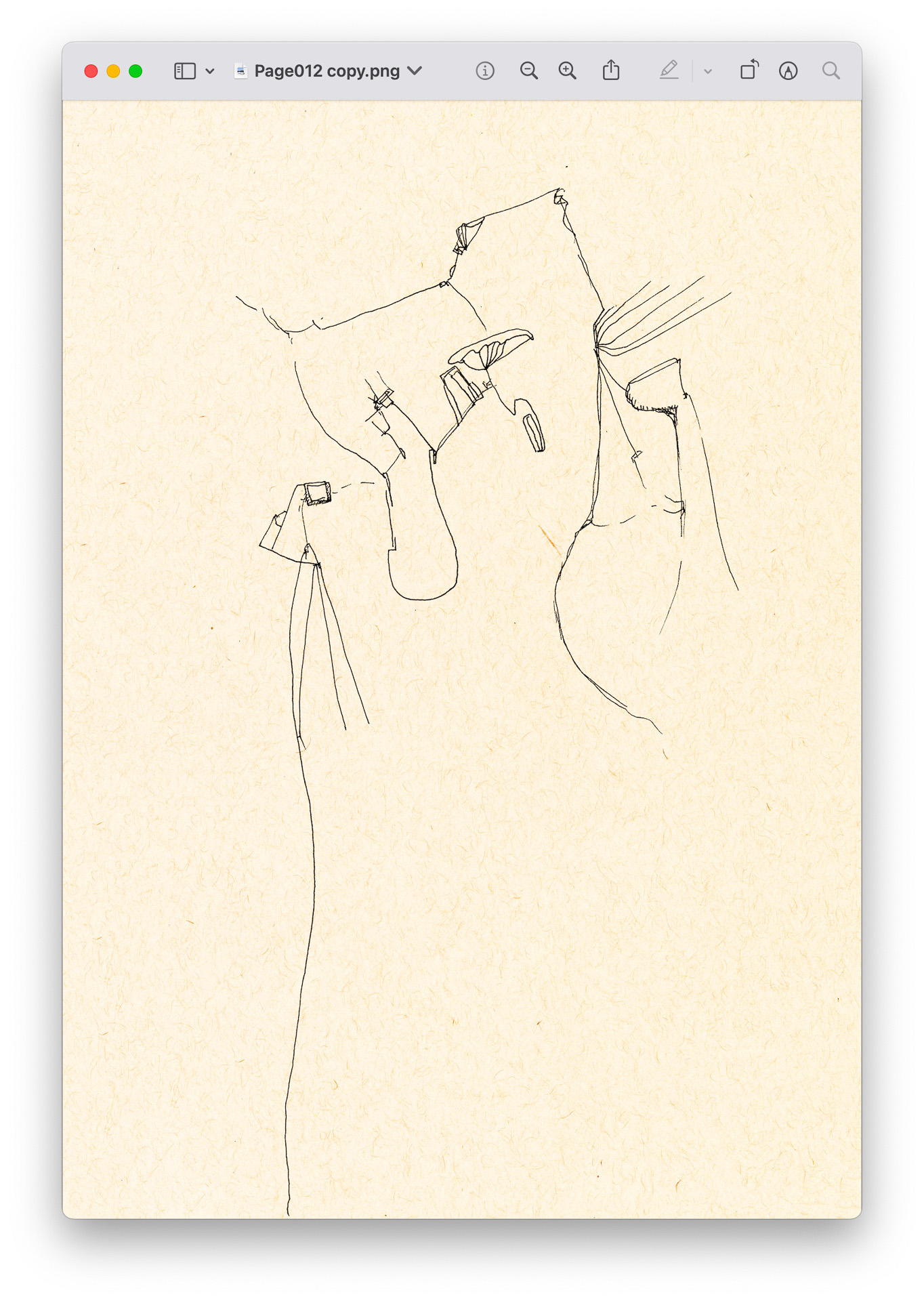 drawings made with simple lines