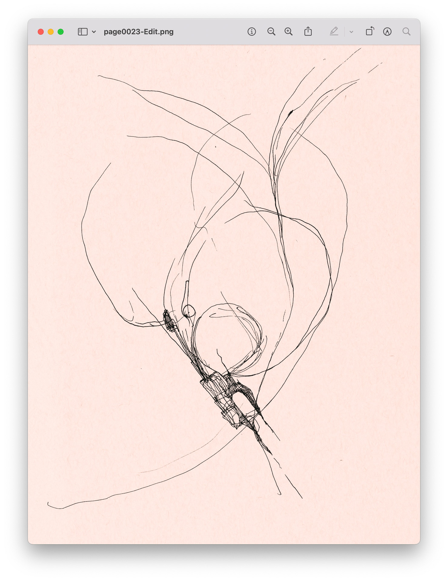 drawings made with simple lines