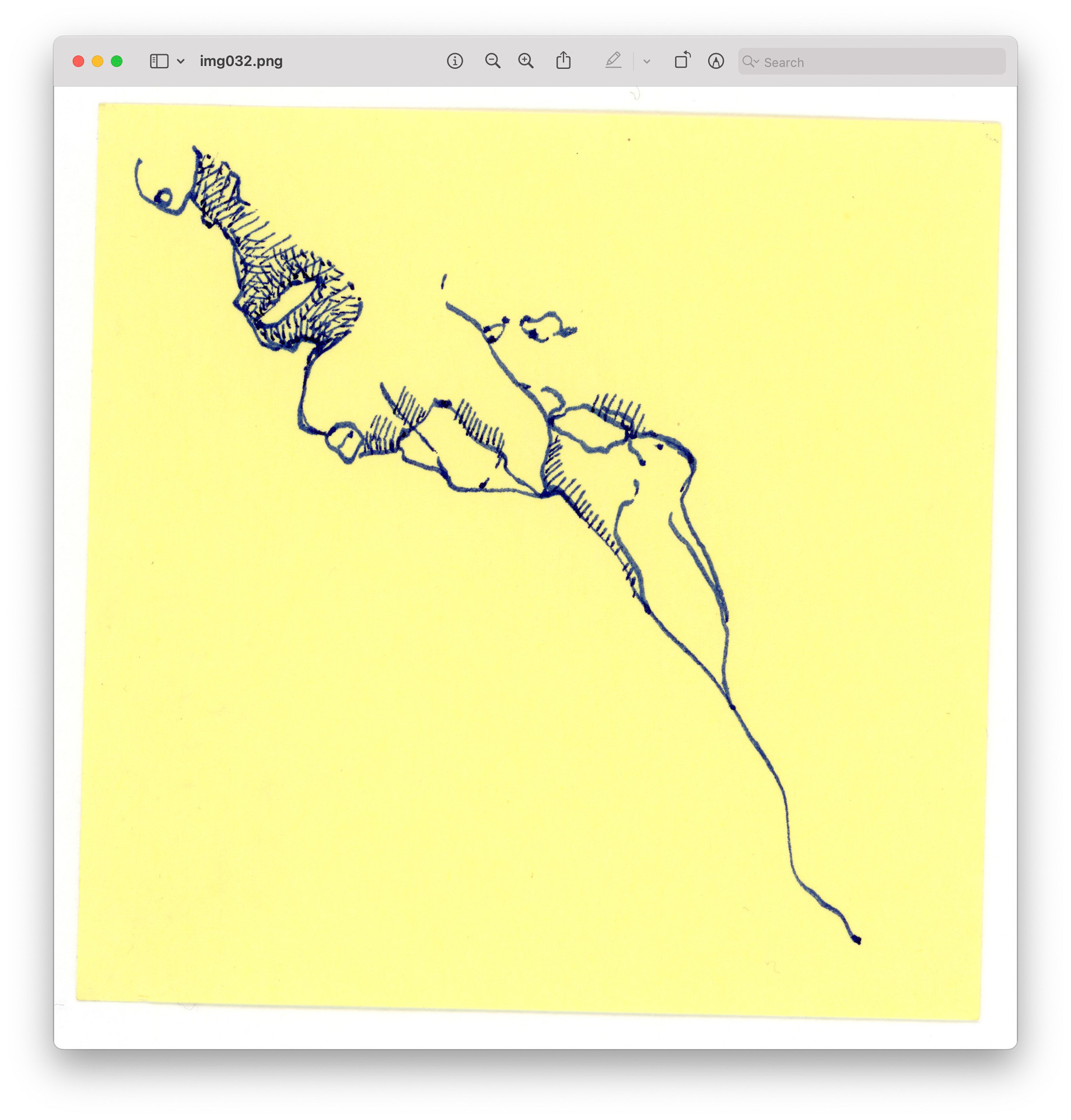 drawings made with simple lines