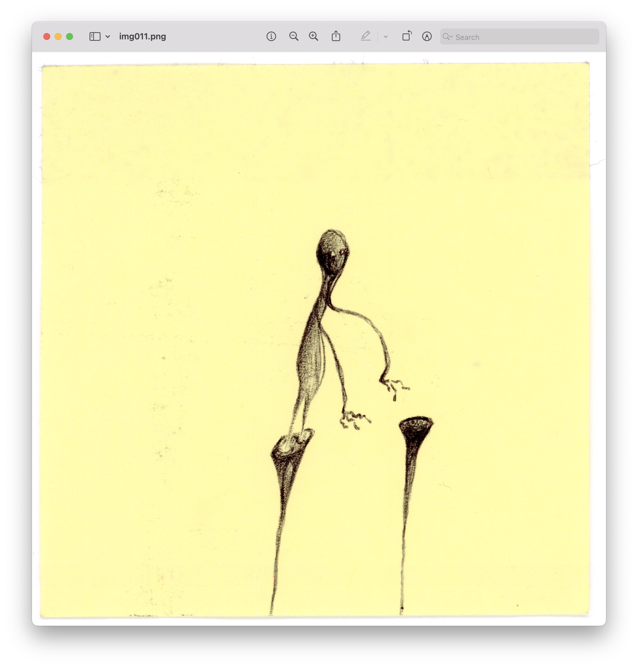 drawings made with simple lines