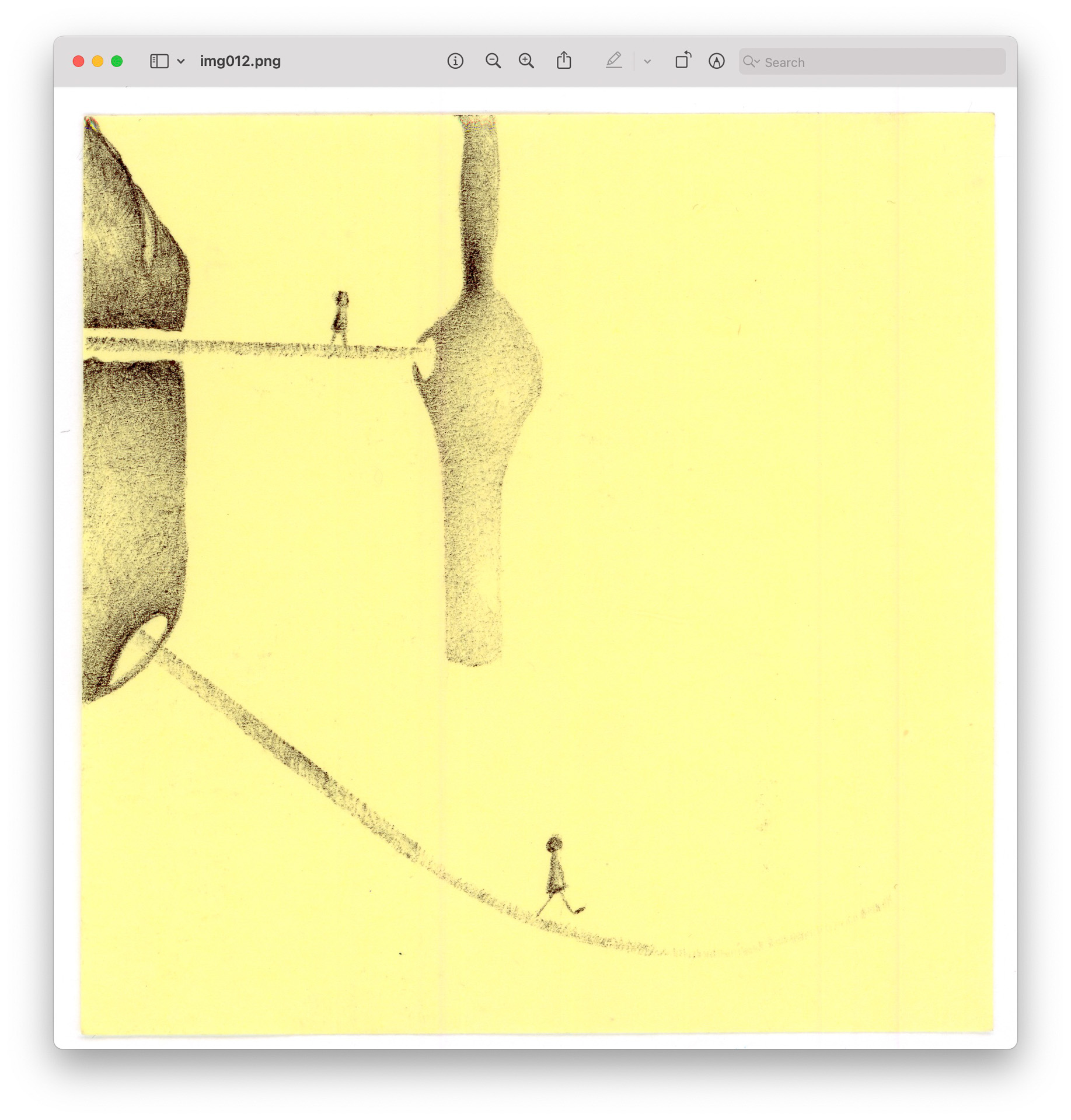 drawings made with simple lines